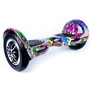 Гироскутер с Влагозащитой Smart Balance 10" c Приложением и Самобалансировкой (Яркое граффити)