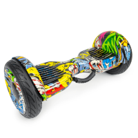 Гироскутер GT Smart Wheel 10.5 Самобаланс + App + Аква (Граффити Желтый)