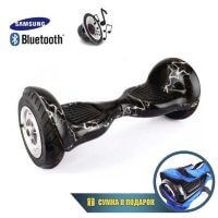 Гироскутер Smart Balance 10" Внедорожный (Черный с молниями)