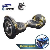 Гироскутер Smart Balance 10" Внедорожный (Черный с желтыми молниями)